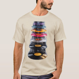 Camiseta Arte Colorida de Vinil de Splash Waterfall