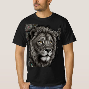 Camiseta Arte Colorida - Desenho do Padrão Espiritual de Fl