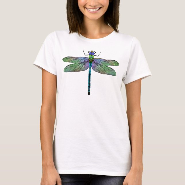Camiseta Arte Colorida Imperadora Dragonfly (Frente)