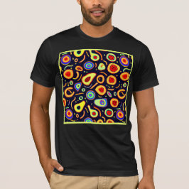 Camiseta Arte Colorida Neon Fruta Delights