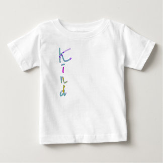 Camiseta Arte Colorida Tipografia KIND Inspiradora Qu