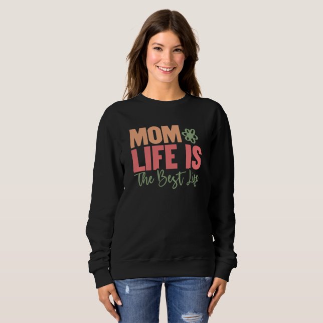 Camiseta Arte com palavras da vida de Mãe Fofa (Frente Completa)