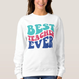 Camiseta Arte com palavras de melhor professora fofa já