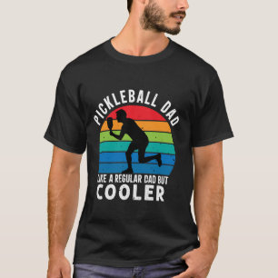 Camiseta Arte com palavras engraçadas de pai de pickleball