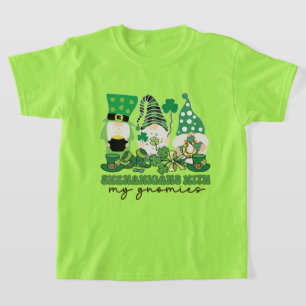 Camiseta Arte com palavras engraçadas do Dia de São Patríci