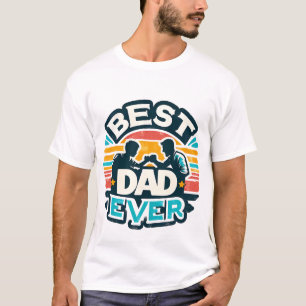 Camiseta Arte com palavras Pai legal o melhor de todos