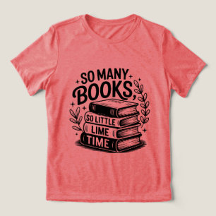 Camiseta Arte com palavras para amantes de livros divertido