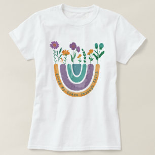 Camiseta Arte com palavras religiosas de graça salva fofa