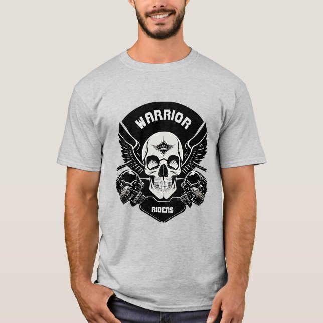Camiseta Arte Crânio Alado (Frente)