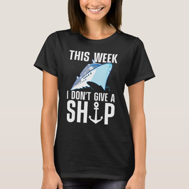 Camiseta Arte Cruzadora Engraçada Para Homens Barcos De Cru (Frente)