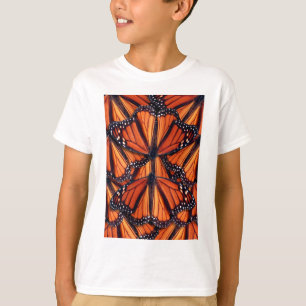 Camiseta arte da borboleta monarca