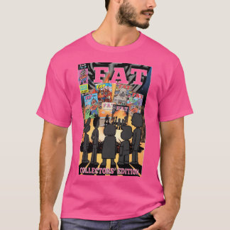 Camiseta Arte da capa da revista em quadrinhos FAT 17 ashca
