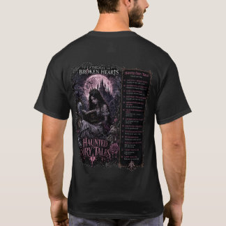 CAMISETA ARTE DA CAPA DO ÁLBUM CONTOS DE FADAS ASSOMBRADOS