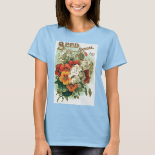 Camiseta Arte da capa do catálogo de sementes da Eastman, 1