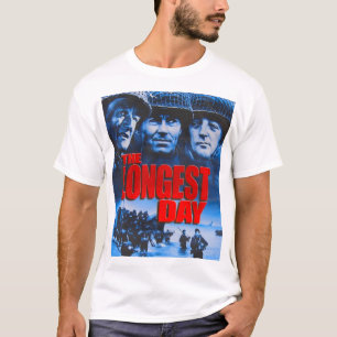 Camiseta arte da capa do filme O Mais Longo dos Dias