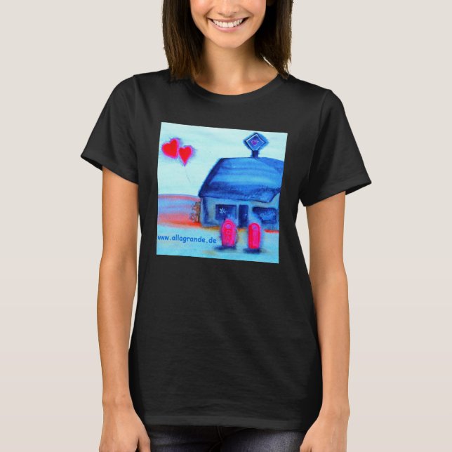Camiseta … arte da estação do amor… por Jutta Gabriel… (Frente)