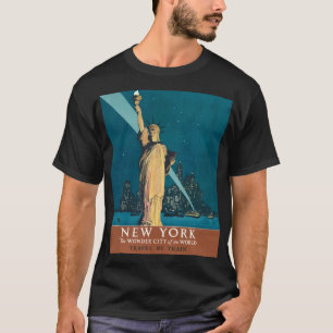 Camiseta Arte da Estátua da Liberdade da Cidade Maravilhosa