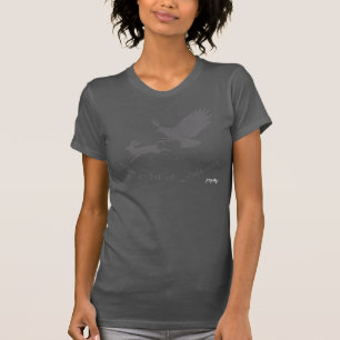 Camiseta Arte da Falcãoaria - Falcão de Cauda Vermelha
