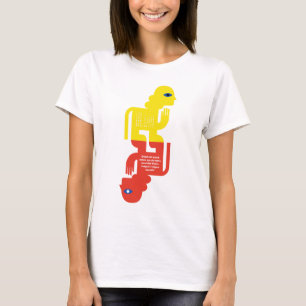 Camiseta Arte da Figura Latina do Enigma da Esfinge