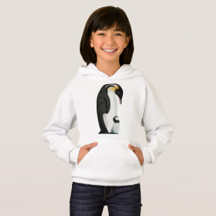 Camiseta Arte da ligação entre pais e filhotes de pinguim