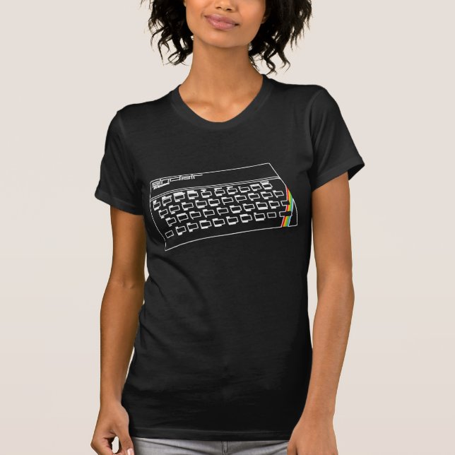Camiseta Arte da linha do Espectro ZX (Frente)