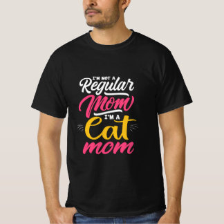 Camiseta Arte da Mãe Eu Sou Uma Mãe de Gato