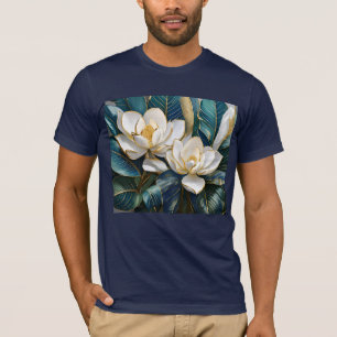 Camiseta Arte da Magnolia Meridional