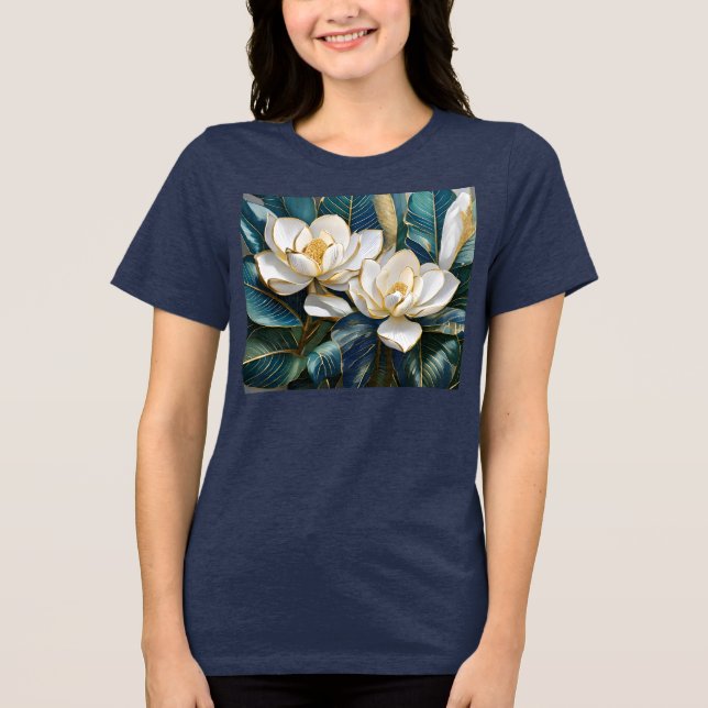 Camiseta Arte da Magnolia Meridional (Frente)
