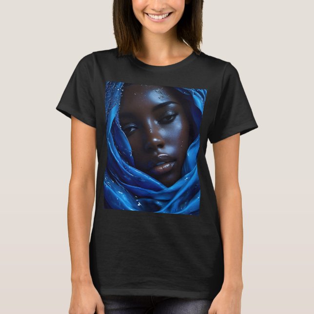Camiseta Arte da moda africana (Frente)