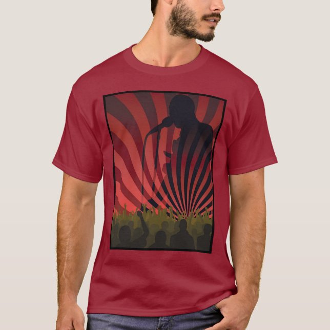Camiseta Arte da música (Frente)