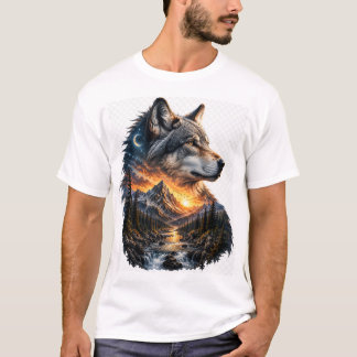 Camiseta Arte da Natureza Selvagem