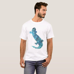 Camiseta Arte da salamandra de Hellbender