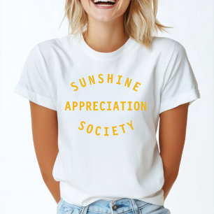 Camiseta Arte da Sociedade de Apreciação Sunshine