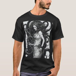 Camiseta Arte das Mulheres Polvo