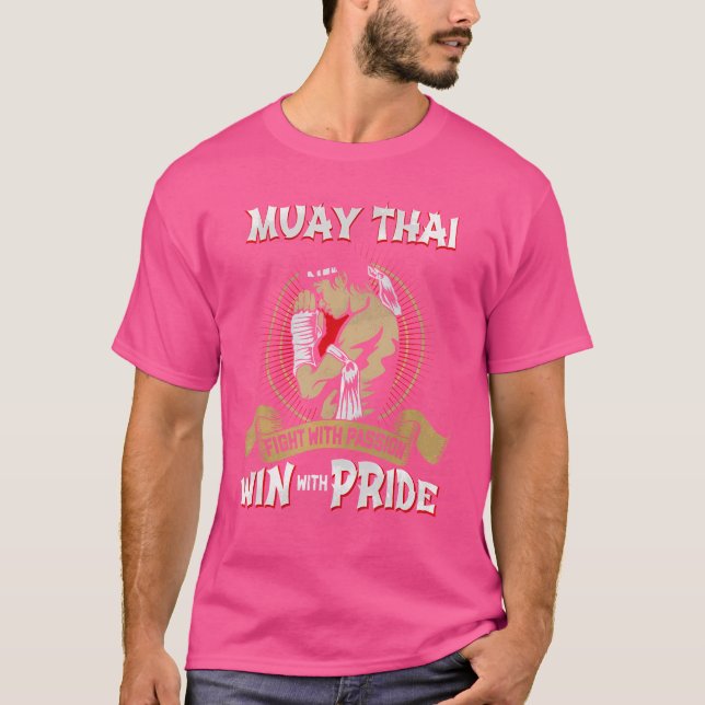 Camiseta Arte De 8 Membros Muay Thai Fighter Master Warrior (Frente)