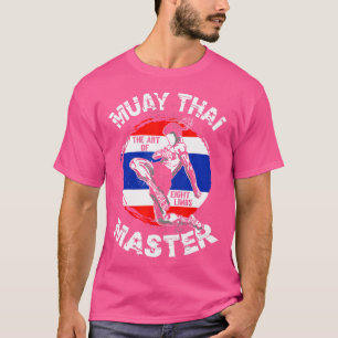 Camiseta Arte De 8 Membros Muay Thai Fighter Master Warrior