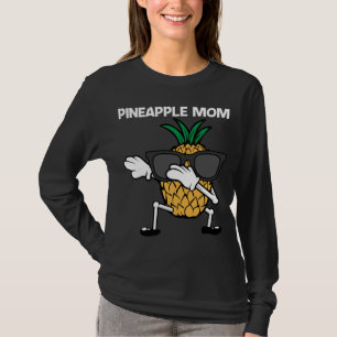 Camiseta Arte De Abacaxi Engraçada Para Mãe Fruta Verão Lo