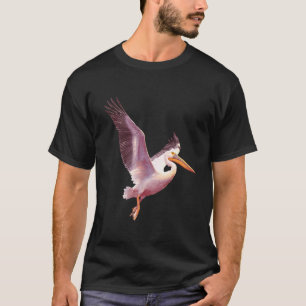 Camiseta Arte de Amante de Pelicano Motivo de Animal Ave Ma