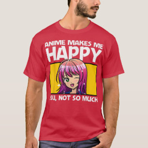Camiseta Arte de Anime Para Mulheres Meninas Adolescentes H