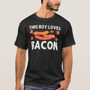 Camiseta Arte De Bacon legal Para Crianças Porcos Quebra Fa