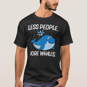 Camiseta Arte De Baleia Para Homens Orca Narwhales Blue Wha