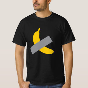 Camiseta Arte de banana com fita adesiva
