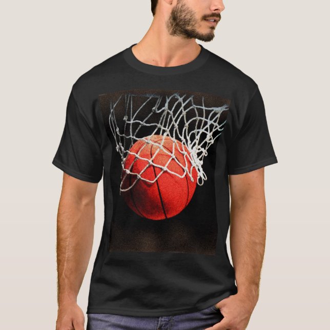 Camiseta Arte de Basquete (Frente)