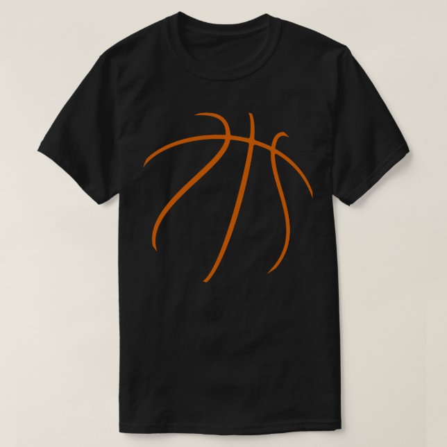 Camiseta Arte de basquete (Frente do Design)