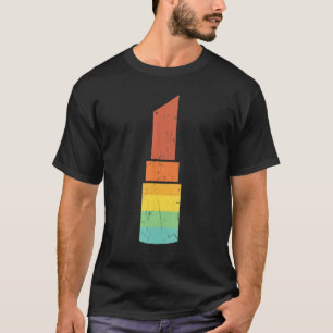 Camiseta Arte de Batom Vintage Maquiagem Desgastada