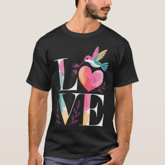Camiseta Arte de Beija-flor Legal Para Beija-flor