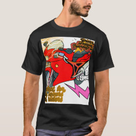 Camiseta Arte de Bicicleta de Corrida Velocidade