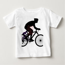 Camiseta Arte de Bicicleta Minimalista 
