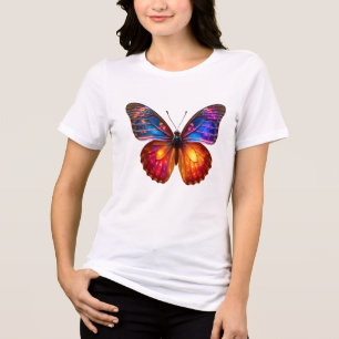 Camiseta Arte de Borboleta Bonita