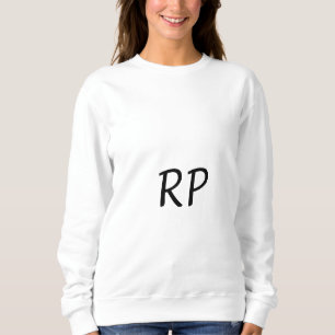 Camiseta Arte de brilho roxo com sua letra inicial